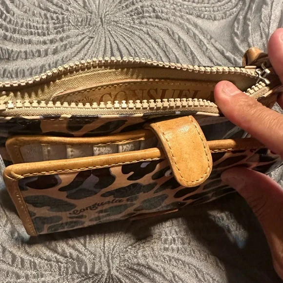 Consuela grey blue Jag Slim Wallet - Picture 2 of 10